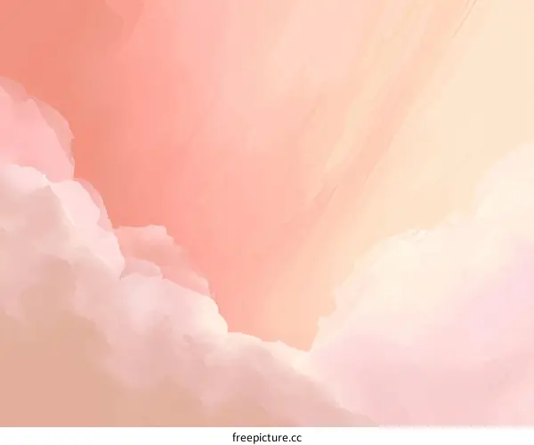 Pastel Sky Clouds Abstract Background Design