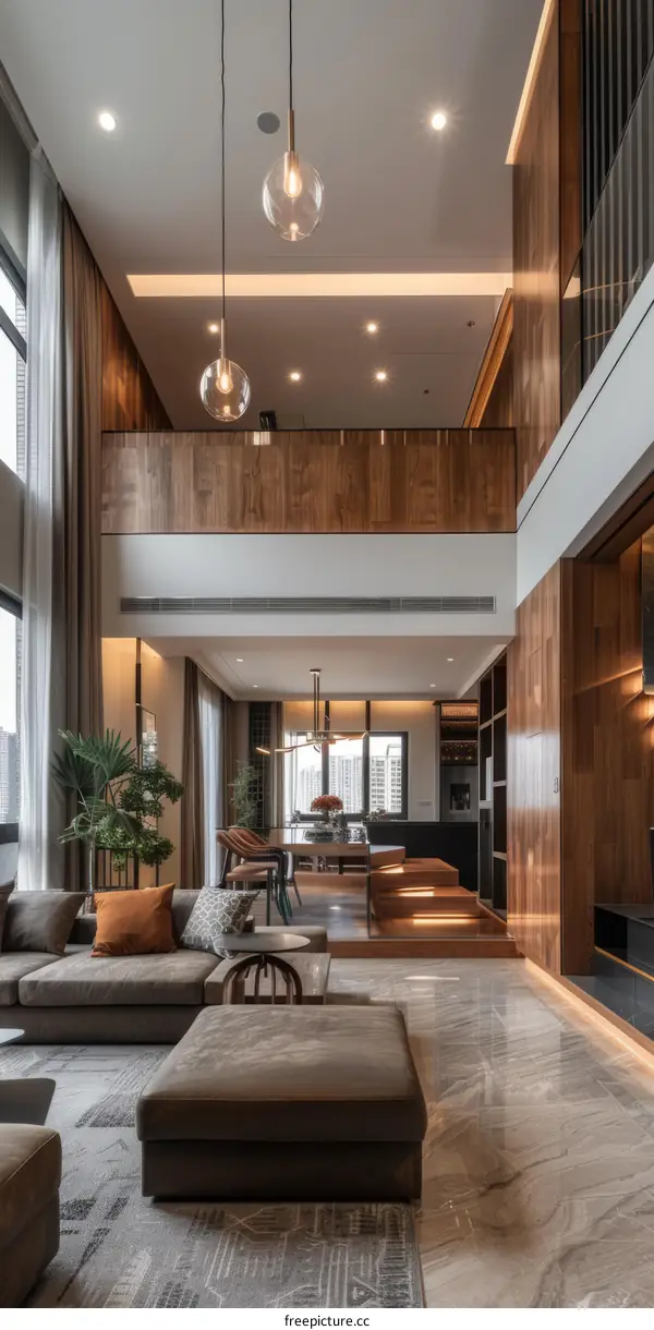 Modern luxury living room interior design