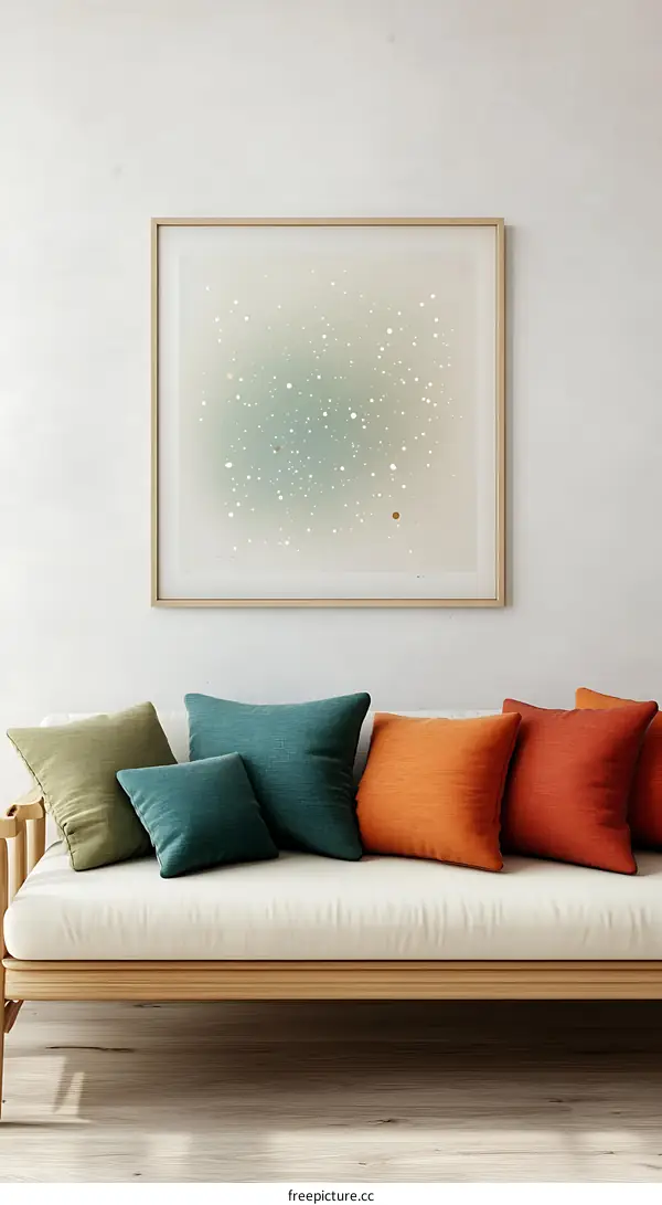 Abstract Artwork of Spacey Colors and Patterns