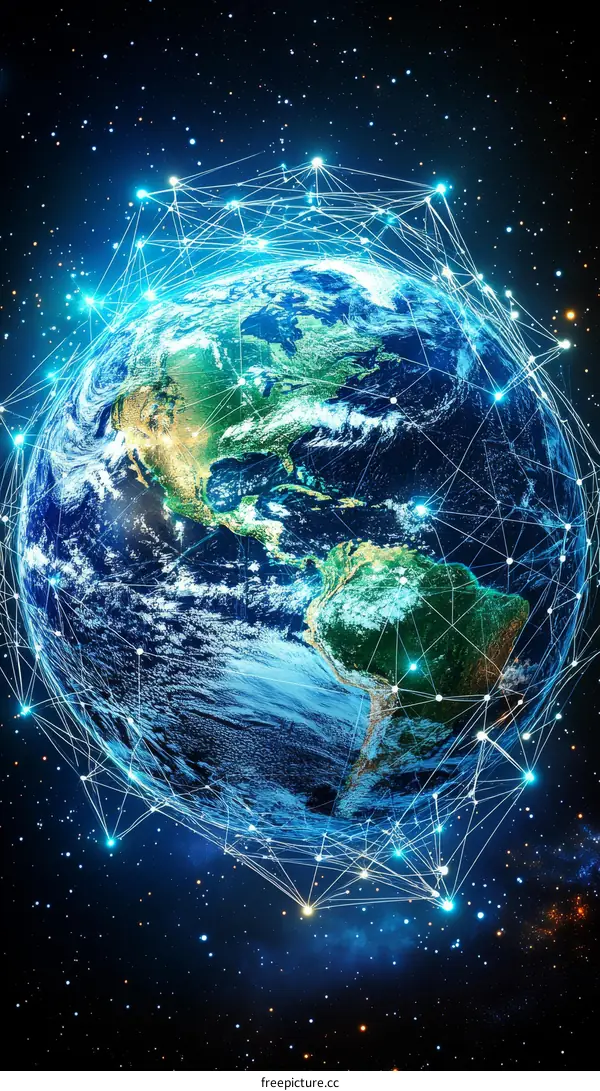Global Networked Earth in Space