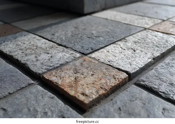 Closeup of Decorative Stone Tiles