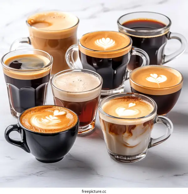 Different Types of Coffee Drinks