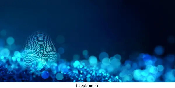 Abstract Fingerprint Technology Background