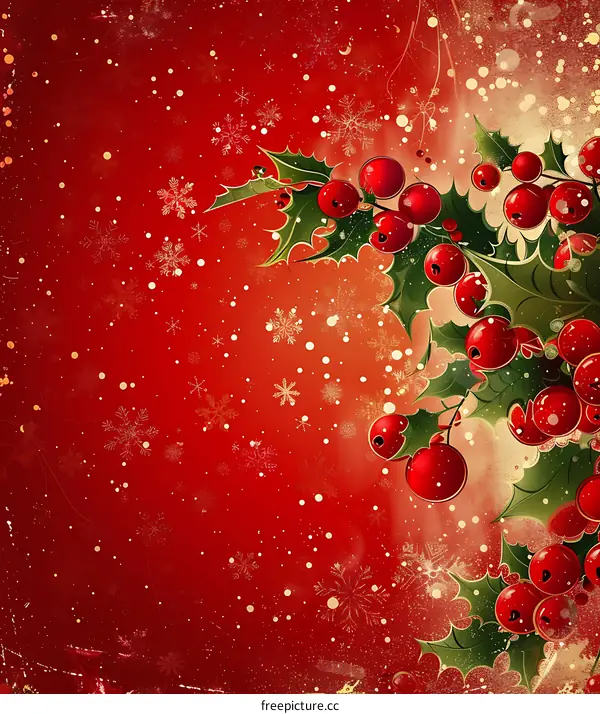Christmas red background