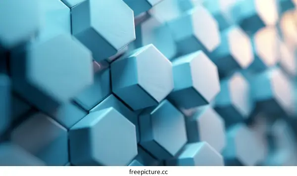 Blue Hexagons