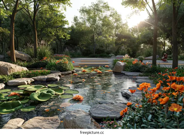 Landscape design renderings
