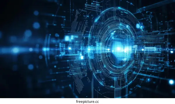 Abstract Digital Circuit Technology Background