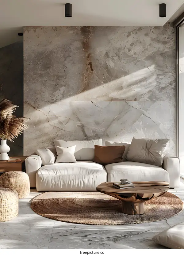 Modern minimalist living room