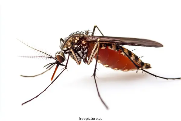 Closeup Photo of a Mosquito