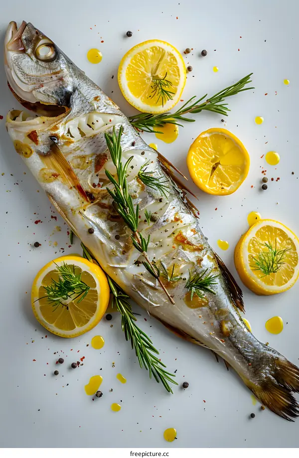 Grilled Fish with Lemon and Herbs