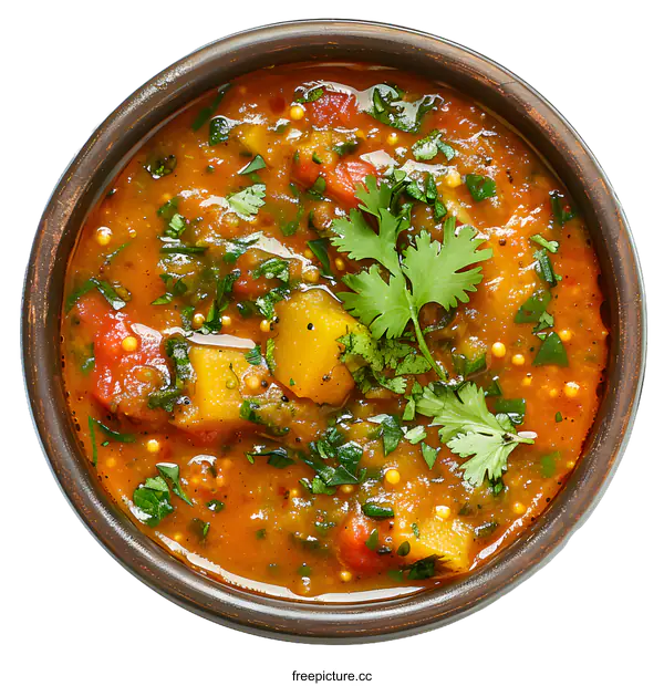 [Transparent Background PNG]Aloo Gobi Matar Malai