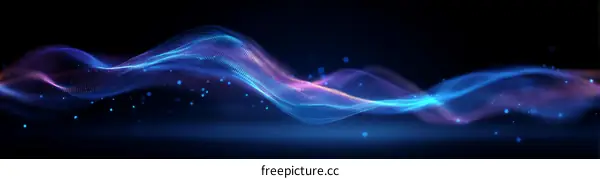 Abstract Light Waves Design