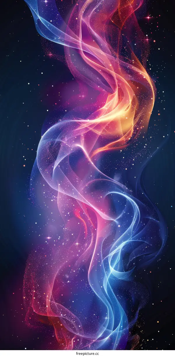 Celestial Tapestry: A Mesmerizing Symphony of Colors in Deep Space