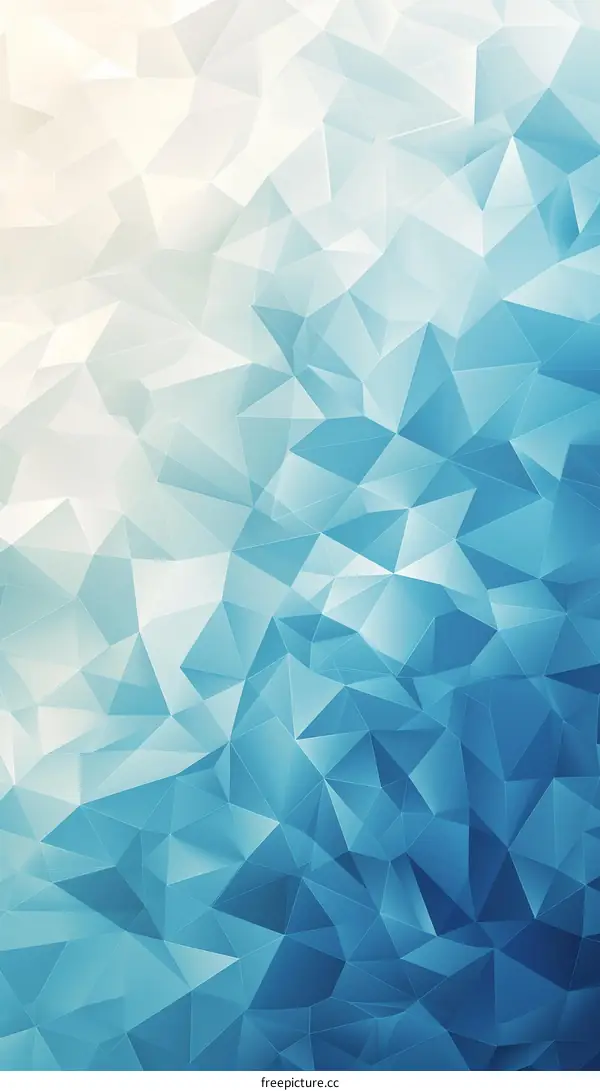 Blue and white abstract geometric polygon background