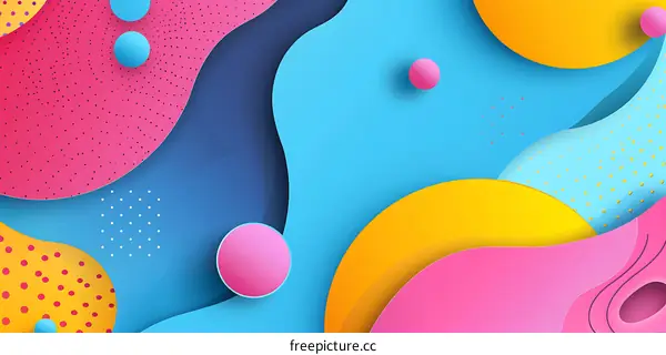 Abstract Colorful Geometric Background Design