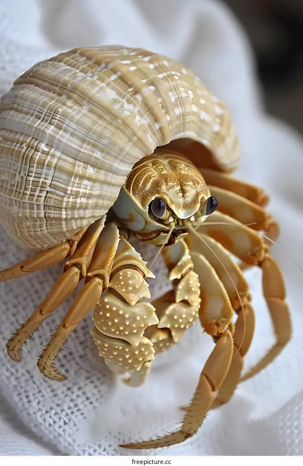 Hermit Crab in Shell Close-Up