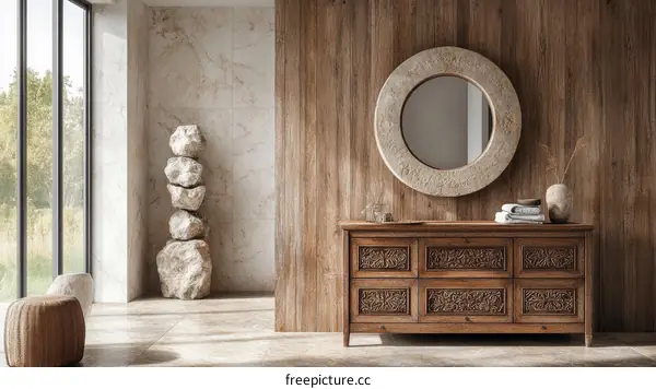 Modern Minimalist Interior Design with Natural Elements