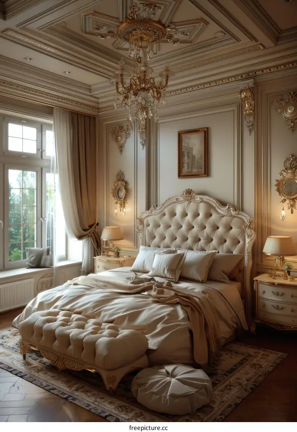 Luxury Antique Bedroom Interior Design