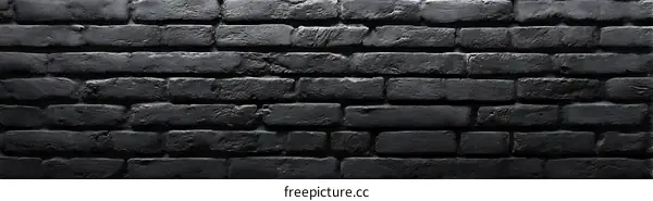 Dark Gray Brick Wall Texture