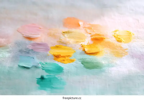 Colorful Palette Painting Abstract Art