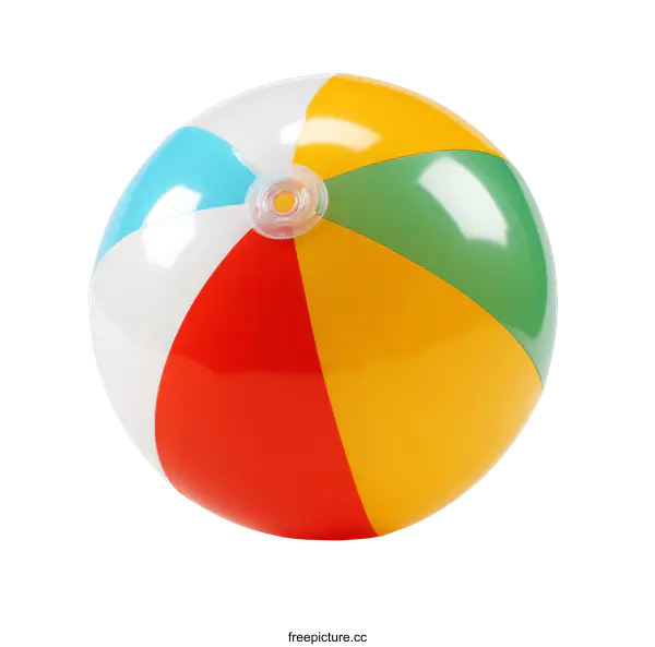 [Transparent Background PNG]Colorful Inflatable Beach Ball