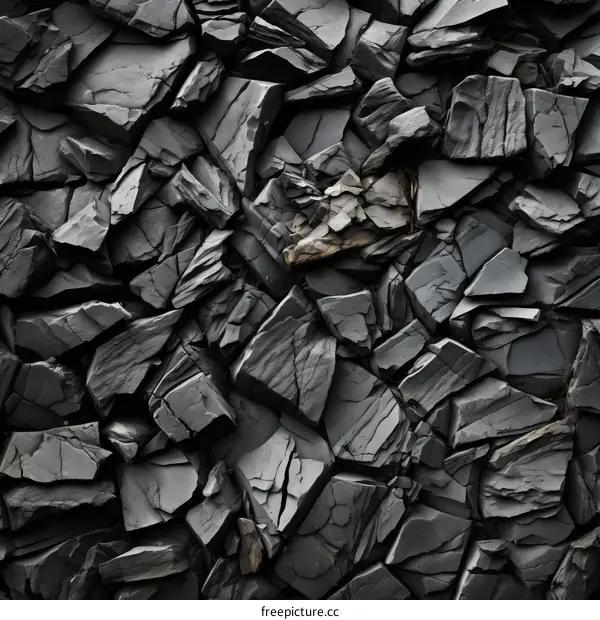 Black and grey rock texture background