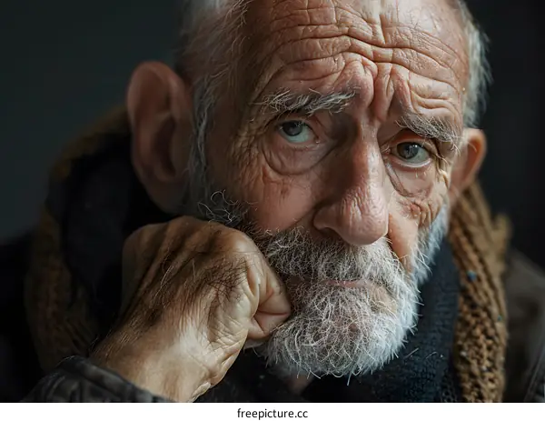 Portrait of an old man