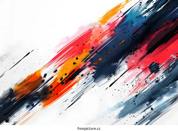 Colorful abstract painting