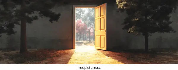 Golden Doorway to Natures Embrace