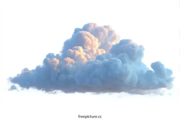 Stunning Fluffy Cumulus Cloud Formation