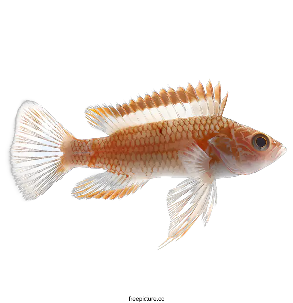 [Transparent Background PNG]Red Fish on White Background