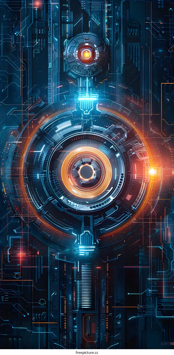 futuristic technology background