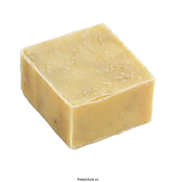 [Transparent Background PNG]Handmade Soap Bar With Natural Ingredients