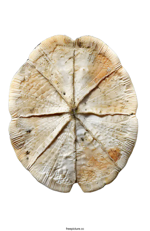 [Transparent Background PNG]Sand dollar fossil