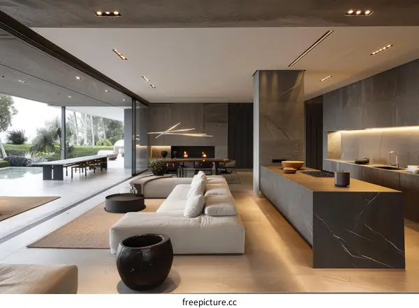 Modern Home: Open Concept, Contemporary Design, Luxe Interiors