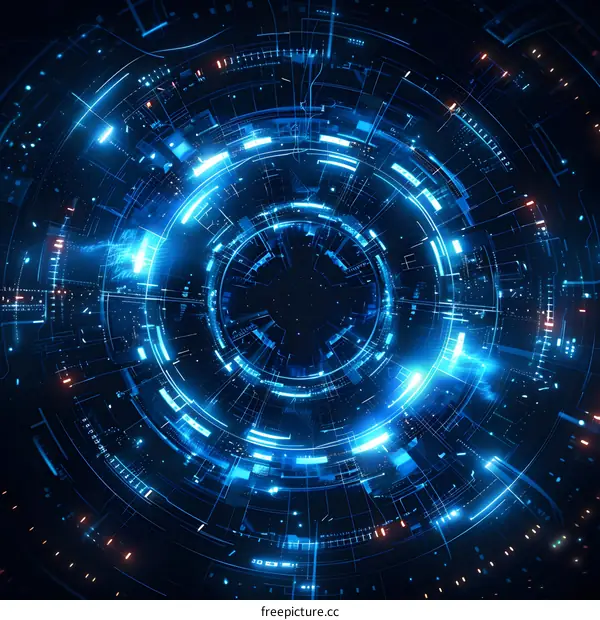 Abstract Technology Background