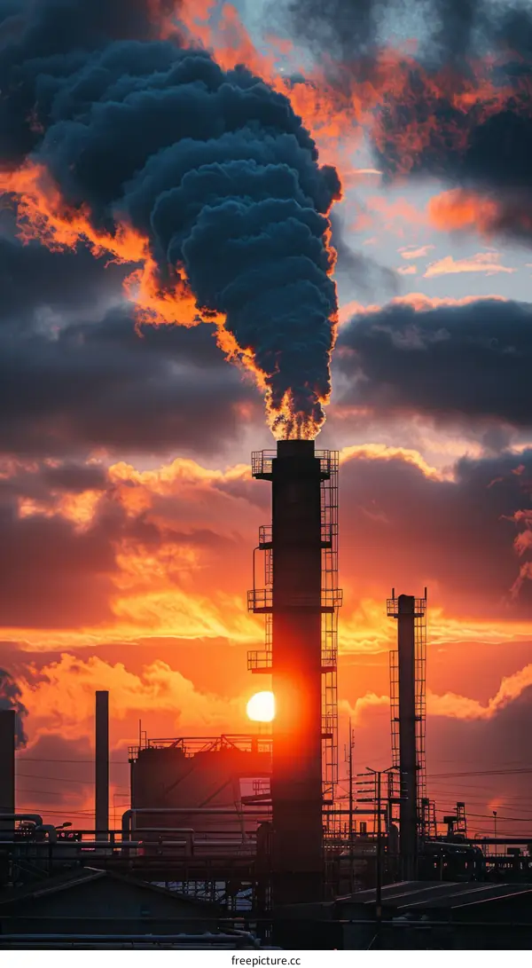 Factory Smoke Pollution: Dark Clouds Over Industry