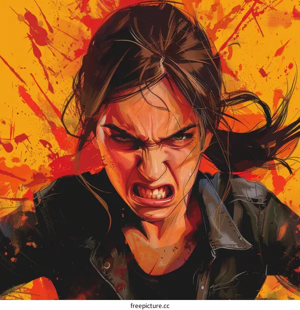 Portrait of a determined young woman