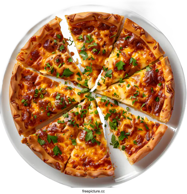 [Transparent Background PNG]Delicious Cheese Quiche Slices