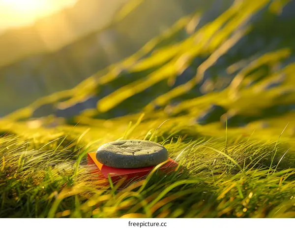 Sunrise Mountain Meadow Stone Still Life