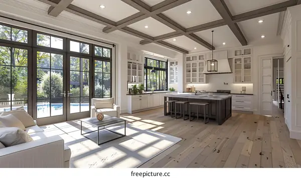 An illustration of a house interior