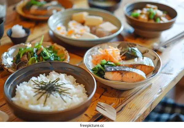 A delicious Japanese breakfast