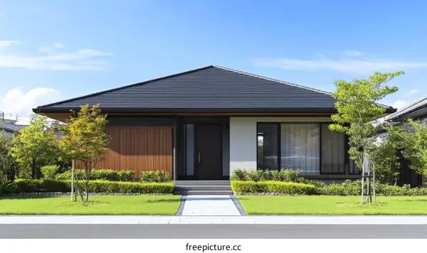 Modern Japanese House Exterior Design