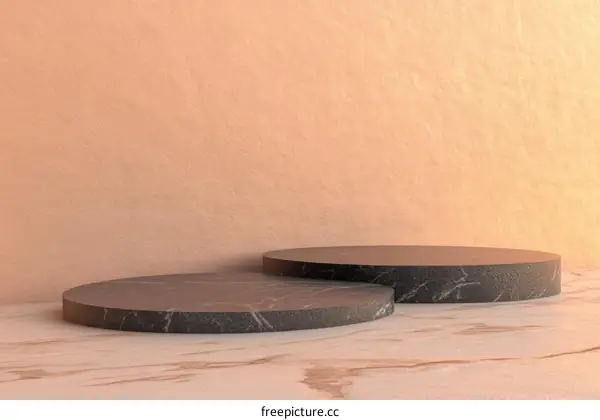 Modern Minimalist Marble Display Platforms