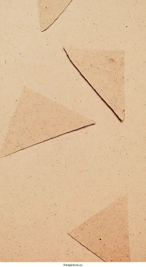 Recycled Paper Texture with Triangles