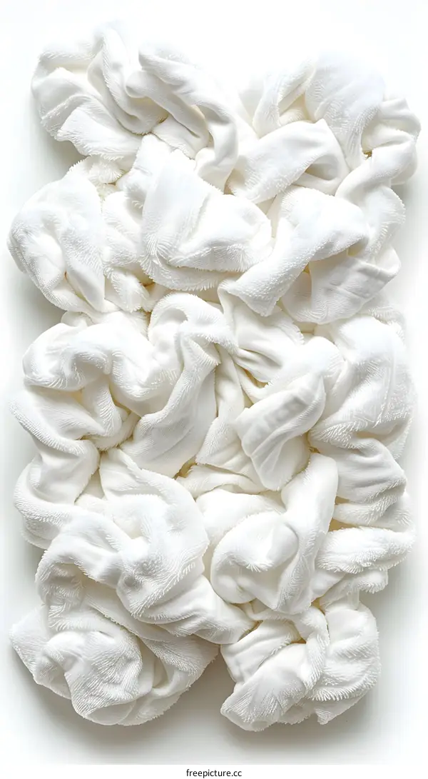 White towels