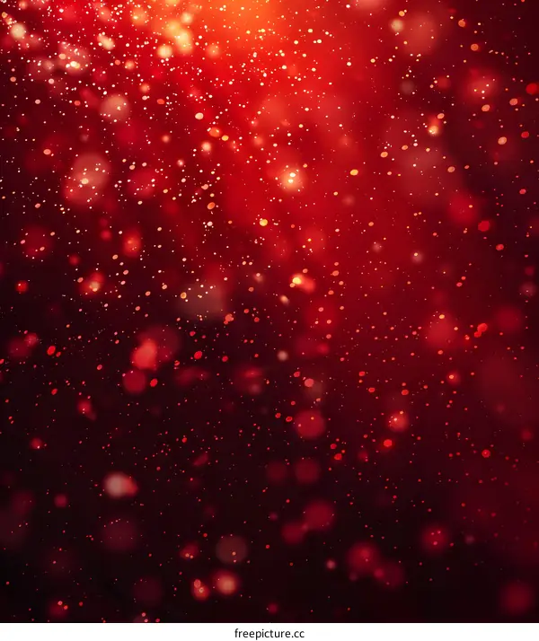 Red glitter lights background