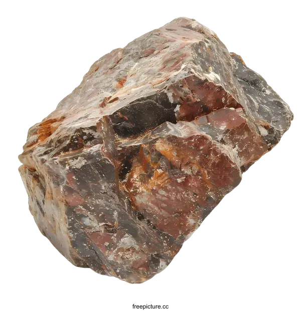 [Transparent Background PNG]Red and Black Crystal Rock Texture