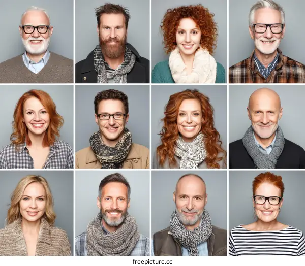 Diverse Faces Collection Portrait