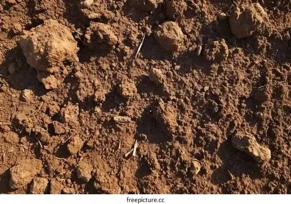 Closeup of Dry Cracked Earth